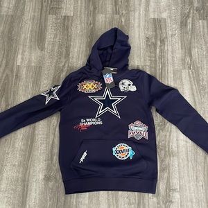 Men's Dallas Cowboys Pro Standard Navy 5x Super Bowl Champions Pullover Hoodie